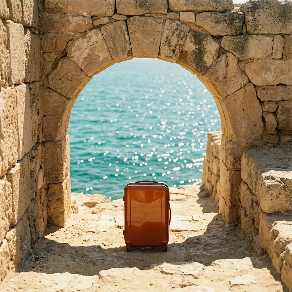 Travel prep — REYS bottle packed for travel